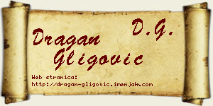 Dragan Gligović vizit kartica